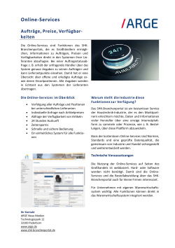 ARGE Online services service description