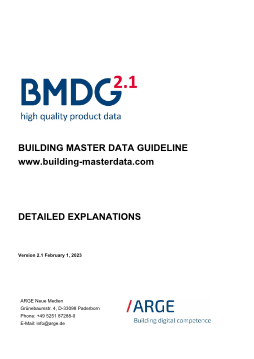 BMDG 2.1 - BUILDING MASTER DATA GUIDELINE - SHK Branche