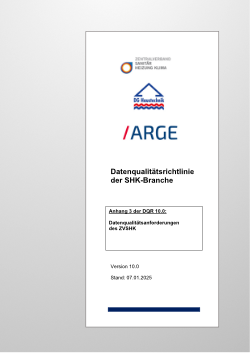 DQR 10.0 Anhang 3 ZVSHK