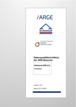 DQR 10.0 Anhang 4 Codelisten