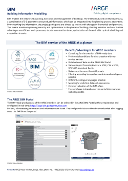 BIM service description