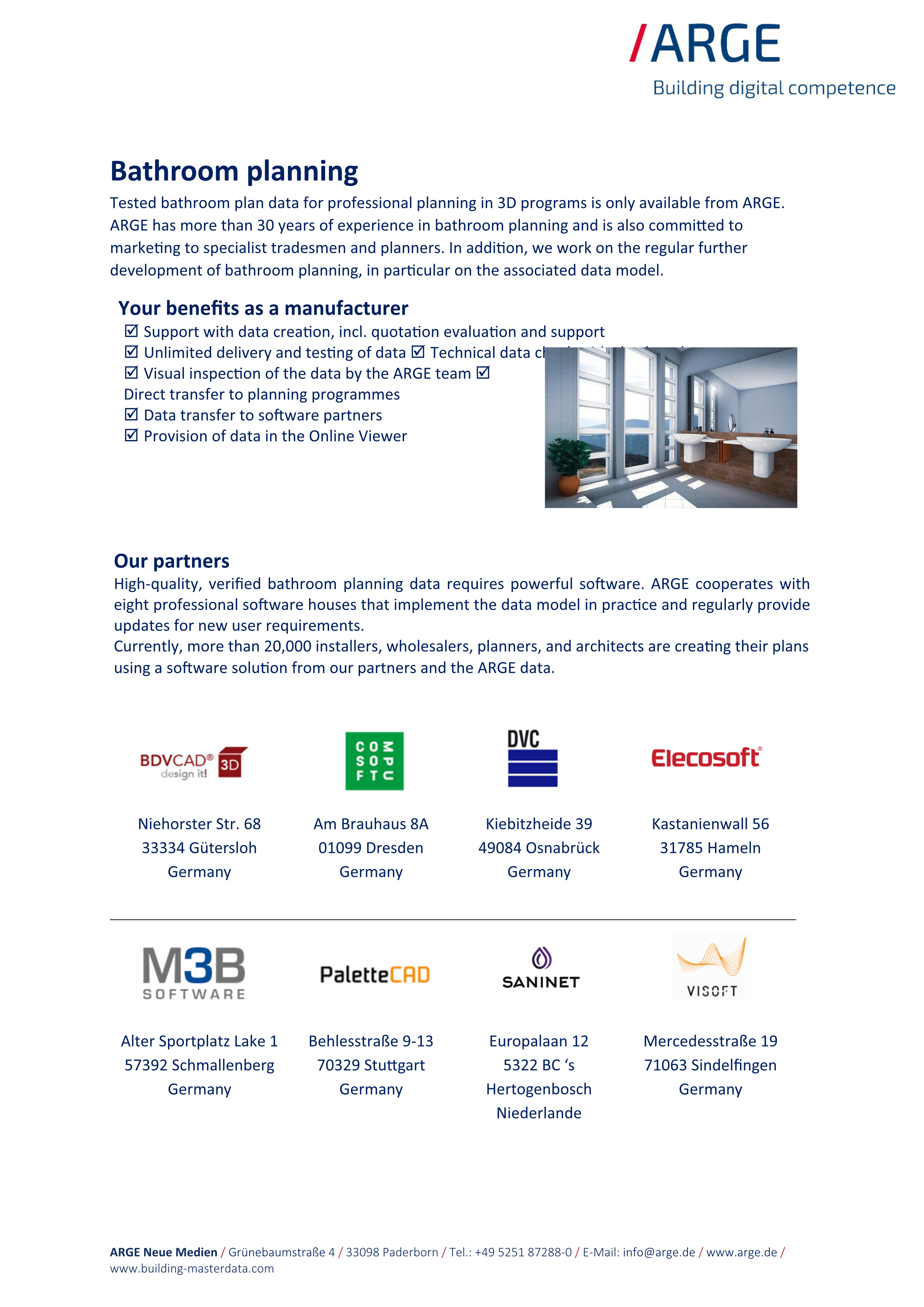 Bathroom planning service description
